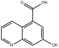 5-Quinolinecarboxylic acid, 7-hydroxy- Struktur