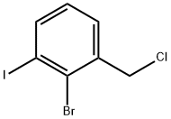 2-Bromo-3-iodobenzyl chloride Struktur