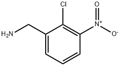 Benzenemethanamine, 2-chloro-3-nitro- Struktur