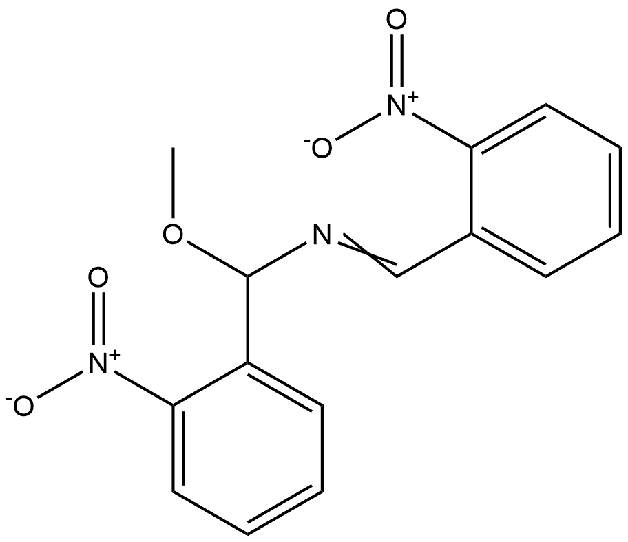 Benzenemethanamine, α-methoxy-2-nitro-N-[(2-nitrophenyl)methylene]-