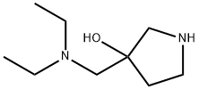 3-Pyrrolidinol, 3-[(diethylamino)methyl]- Struktur