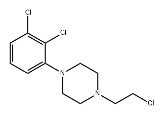 Piperazine, 1-(2-chloroethyl)-4-(2,3-dichlorophenyl)- Struktur