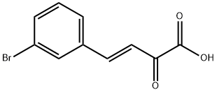 3-Butenoic acid, 4-(3-bromophenyl)-2-oxo-, (3E)- Struktur