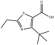 4-(叔丁基)-2-乙基噻唑-5-羧酸, 1267868-66-5, 結(jié)構(gòu)式