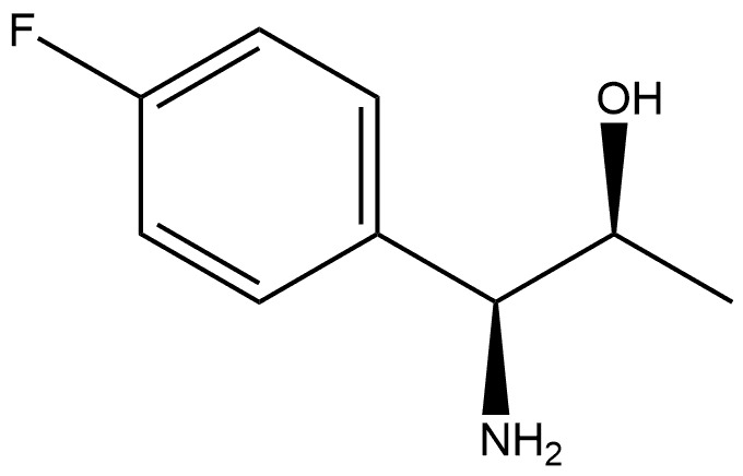 (1S,2S)-1-AMINO-1-(4-FLUOROPHENYL)PROPAN-2-OL Struktur