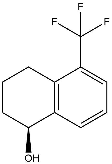 (S)-5-(trifluoromethyl)-1,2,3,4-tetrahydronaphthalen-1-ol Struktur