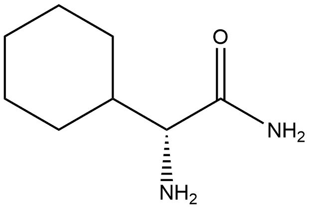 Cyclohexaneacetamide, α-amino-, (αR)- Struktur