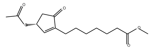 1-Cyclopentene-1-heptanoic acid, 3-(acetyloxy)-5-oxo-, methyl ester, (3R)-