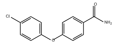 Benzamide, 4-(4-chlorophenoxy)- Struktur