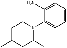 Benzenamine, 2-(2,4-dimethyl-1-piperidinyl)- Struktur