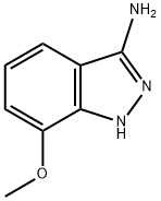 1H-Indazol-3-amine, 7-methoxy- Struktur