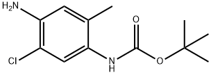 1,1-Dimethylethyl N-(4-amino-5-chloro-2-methylphenyl)carbamate Struktur