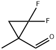 2,2-Difluoro-1-methyl-cyclopropanecarbaldehyde Struktur