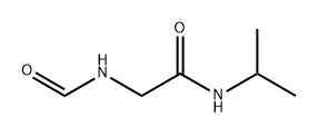 Acetamide, 2-(formylamino)-N-(1-methylethyl)- Struktur