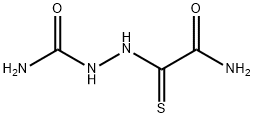 Ethanethioic acid, 2-amino-2-oxo-, 2-(aminocarbonyl)hydrazide Struktur