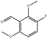 2,6-Dimethoxy-3-fluorobenzaldehyde Struktur