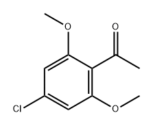 Ethanone, 1-(4-chloro-2,6-dimethoxyphenyl)- Struktur