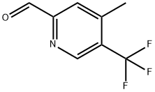 4-Methyl-5-(trifluoromethyl)pyridine-2-carboxaldehyde Struktur