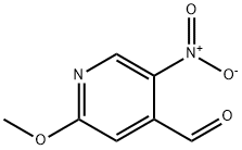 4-Pyridinecarboxaldehyde, 2-methoxy-5-nitro- Struktur