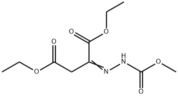 Butanedioic acid, 2-[2-(methoxycarbonyl)hydrazinylidene]-, 1,4-diethyl ester