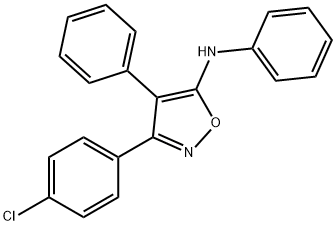 5-Isoxazolamine, 3-(4-chlorophenyl)-N,4-diphenyl-