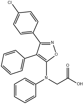 Glycine, N-[3-(4-chlorophenyl)-4-phenyl-5-isoxazolyl]-N-phenyl-