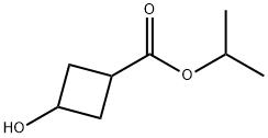 Cyclobutanecarboxylic acid, 3-hydroxy-, 1-methylethyl ester Struktur