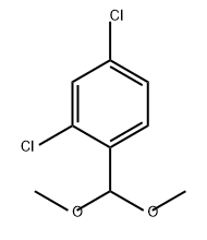 Benzene, 2,4-dichloro-1-(dimethoxymethyl)- Struktur