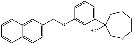 3-Oxepanol, 3-[3-(2-naphthalenylmethoxy)phenyl]-