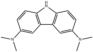 9H-Carbazole-3,6-diamine, N3,N3,N6,N6-tetramethyl- Struktur