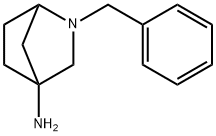 2-Azabicyclo[2.2.1]heptan-4-amine, 2-(phenylmethyl)- Struktur