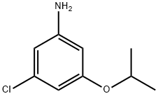 3-Chloro-5-isopropoxyaniline Struktur