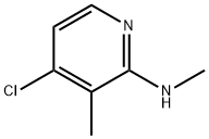 2-Pyridinamine, 4-chloro-N,3-dimethyl- Struktur