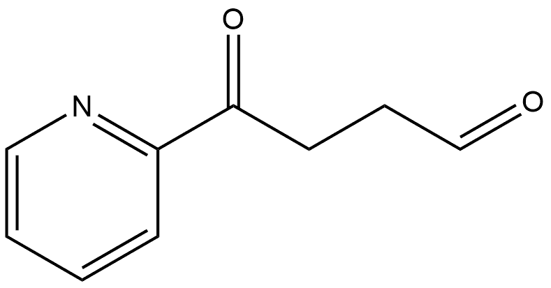 2-Pyridinebutanal, γ-oxo- Struktur