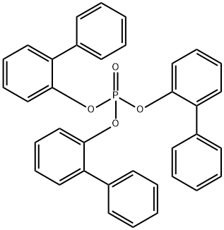 Tris(2-biphenyl) phosphate Struktur