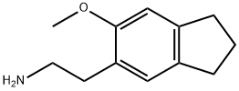 5-Methoxy-6-aminoethylindan Struktur