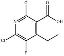 3-Pyridinecarboxylic acid, 2,6-dichloro-4-ethyl-5-fluoro-