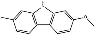 9H-Carbazole, 2-methoxy-7-methyl- Struktur