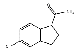 1H-Indene-1-carboxamide, 5-chloro-2,3-dihydro- Struktur