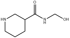 3-Piperidinecarboxamide,N-(hydroxymethyl)-(9CI) Struktur