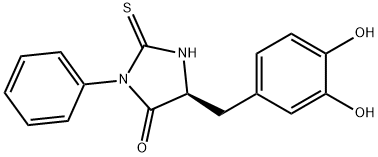 phenylthiohydantoin-3,4-dihydroxyphenylalanine Struktur