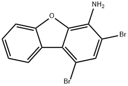 4-Dibenzofuranamine, 1,3-dibromo-