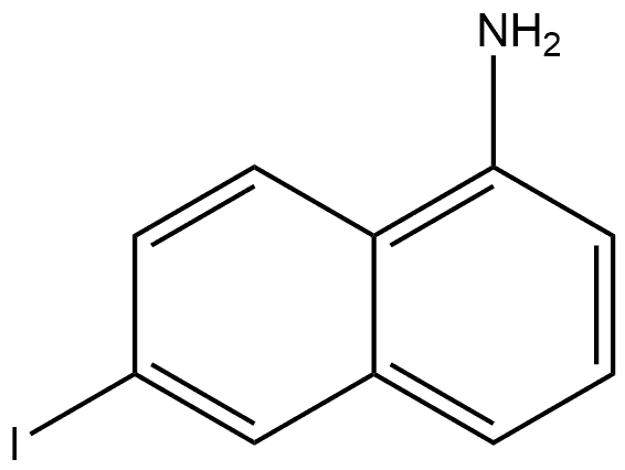 1-Naphthalenamine,6-iodo-(9CI) Struktur