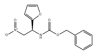 Carbamic acid, N-[(1S)-1-(2-furanyl)-2-nitroethyl]-, phenylmethyl ester