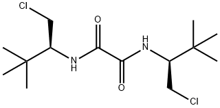 Ethanediamide, N,N'-bis[1-(chloromethyl)-2,2-dimethylpropyl]-, [S-(R*,R*)]- (9CI) Struktur