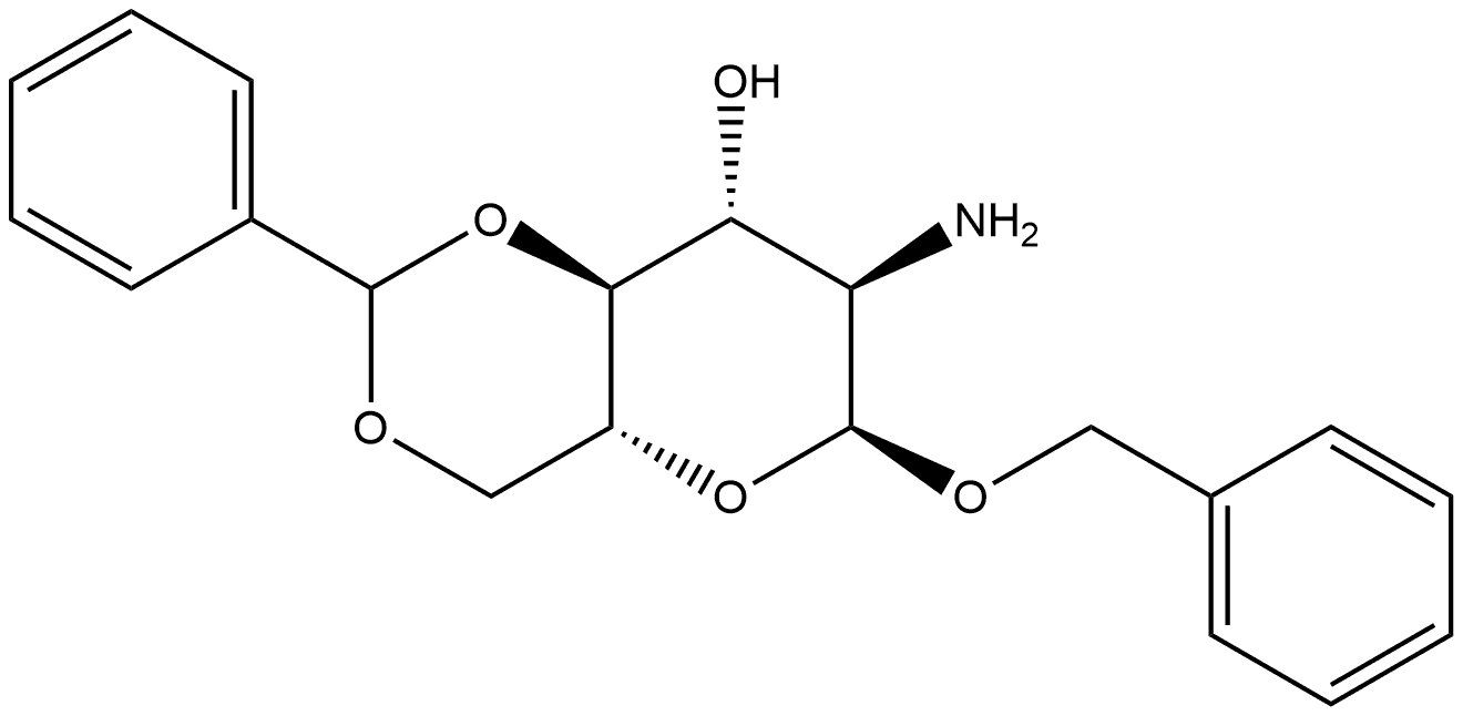 α-D-Glucopyranoside, phenylmethyl 2-amino-2-deoxy-4,6-O-(phenylmethylene)-
