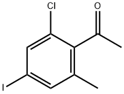 1-(2-Chloro-4-iodo-6-methylphenyl)ethanone Struktur