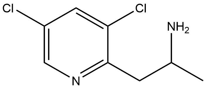 2-Pyridineethanamine, 3,5-dichloro-α-methyl- Struktur