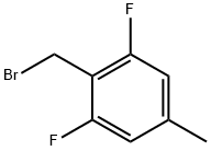 Benzene, 2-(bromomethyl)-1,3-difluoro-5-methyl- Struktur