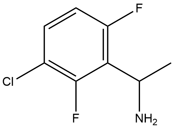 1-(3-CHLORO-2,6-DIFLUORO-PHENYL)-ETHYLAMINE Struktur